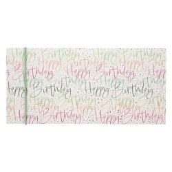Artebene Gavekuvert - Happy Birthday Glitter