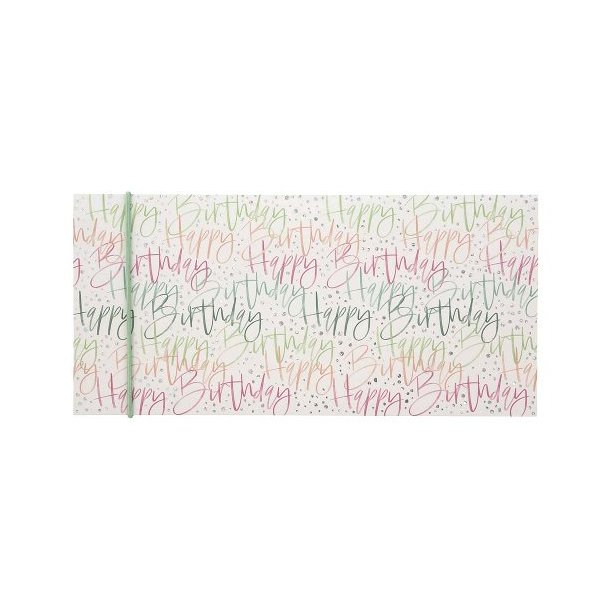 Artebene Gavekuvert - Happy Birthday Glitter