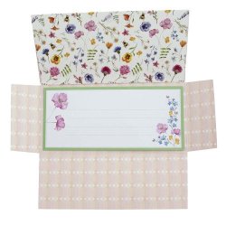 Artebene Gavekuvert - Happy Birthday Flowers White