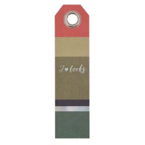 Artebene Bogmrke Karton - I love books