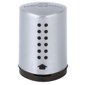 Faber-Castell Grip Mini Blyantsspidser s�lv