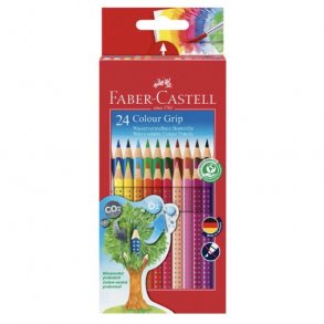 Faber-Castell Colour Grip Farveblyanter 24 stk.