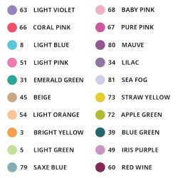 Uni Emott Fineliners 40 stk.