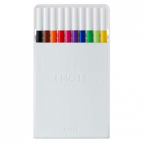 Uni Emott Fineliners 10 stk. NO.1