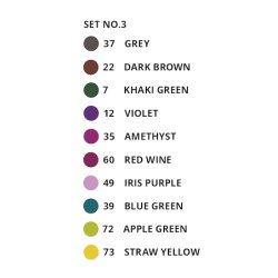 Uni Emott Fineliners 10 stk. NO.3