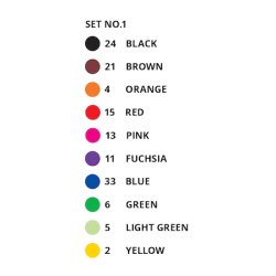 Uni Emott Fineliners 10 stk. NO.1