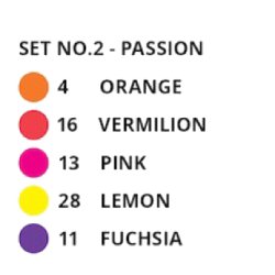 Uni Emott Fineliners 5 stk. NO.2 - Passion