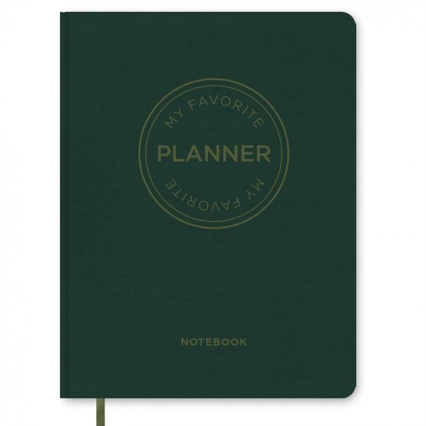 My Favorite Planner Notebook - Forest Green