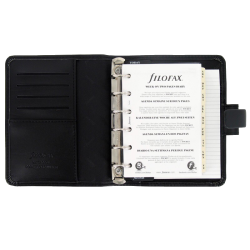 Filofax Metropol Pocket Kalenderomslag sort