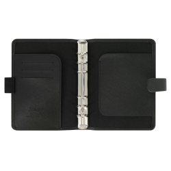 Filofax Saffiano Personal Kalenderomslag sort