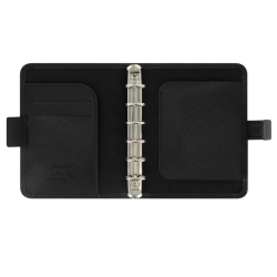 Filofax Saffiano Pocket Kalenderomslag sort