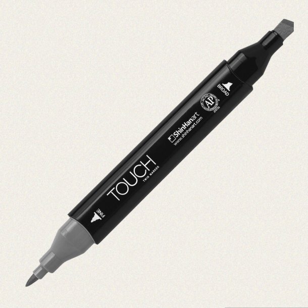 Touch Twin Marker Pearl White