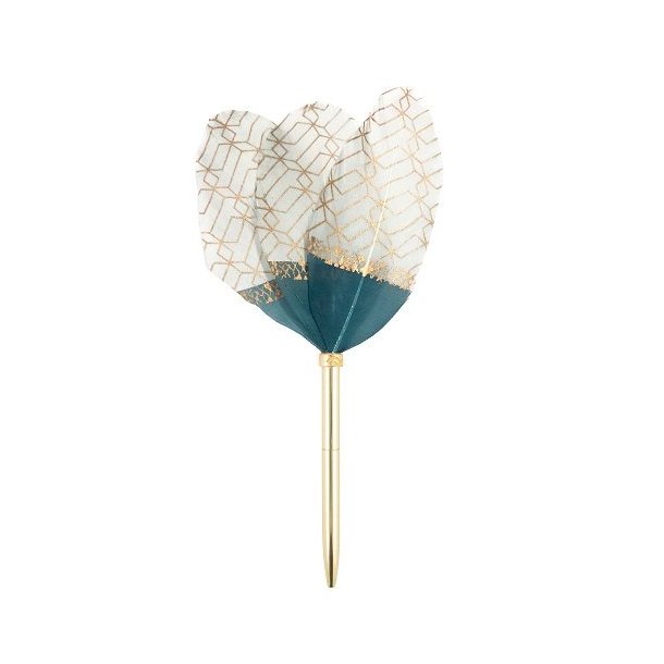 Artebene Feather Pen Grn/Guld