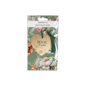 Artebene Bogmrke Metal - Heart Book Lover