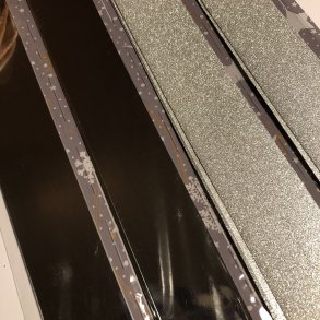 Stjernestrimler Glitter Slv 40mm.