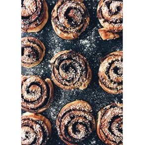 Skna Ting Dobbeltkort - Swedish Fika - Cinnamon Rolls