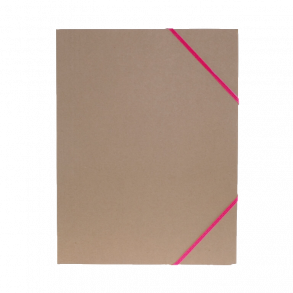 BNT Elastikmappe Natur pink