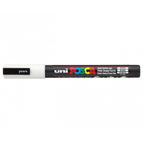 Posca Marker PC-3M 0,9-1,3mm. Hvid