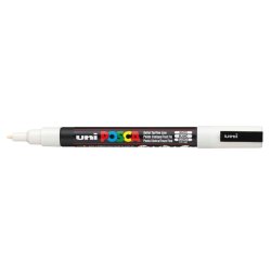 Posca Marker PC-3M 0,9-1,3mm. Hvid