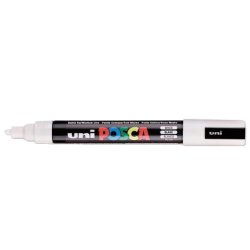 Posca Marker PC-5M 1,8-2,5mm. Hvid