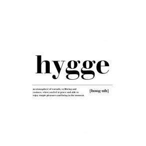 Plakat A4 - hygge