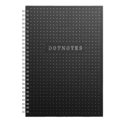 Dotnotes Spiralindbundet Notesbog - Sort