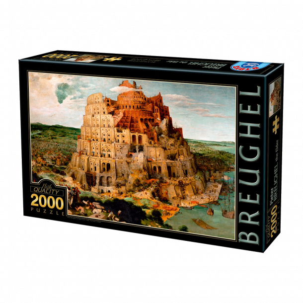 Puslespil 2.000 brikker - The tower of Babel