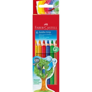 Faber-Castell Jumbo Grip Farveblyanter 6 stk.