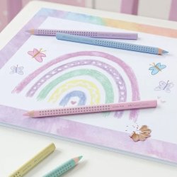 Faber-Castell Jumbo Grip Farveblyanter Pastel 5 stk.