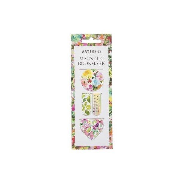 Artebene Bogmrke 4 stk. Magnetiske - Read read read