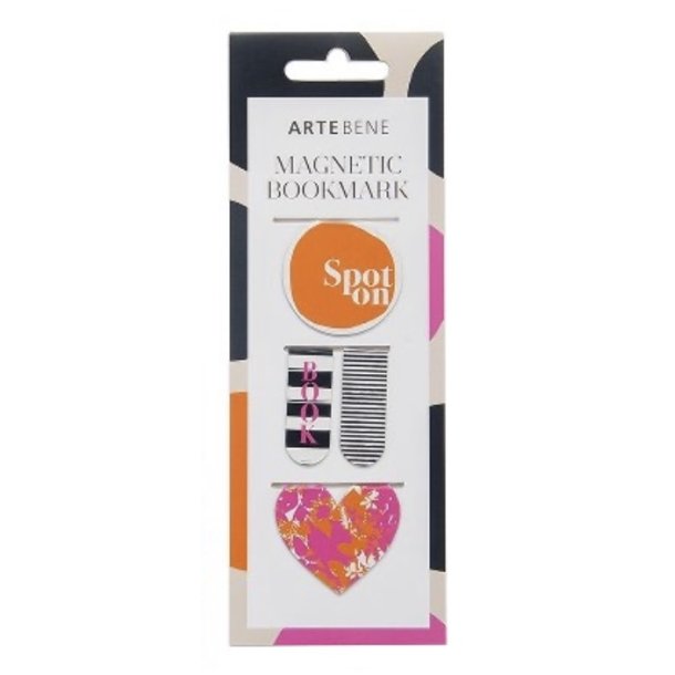 Artebene Bogmrke 4 stk. Magnetiske - Spot on