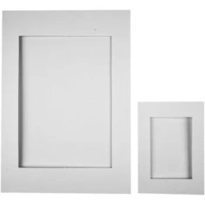 Passepartoutrammer A4 + A6 Hvid