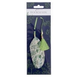 Artebene Bogmrke Fjer - Green Flowers