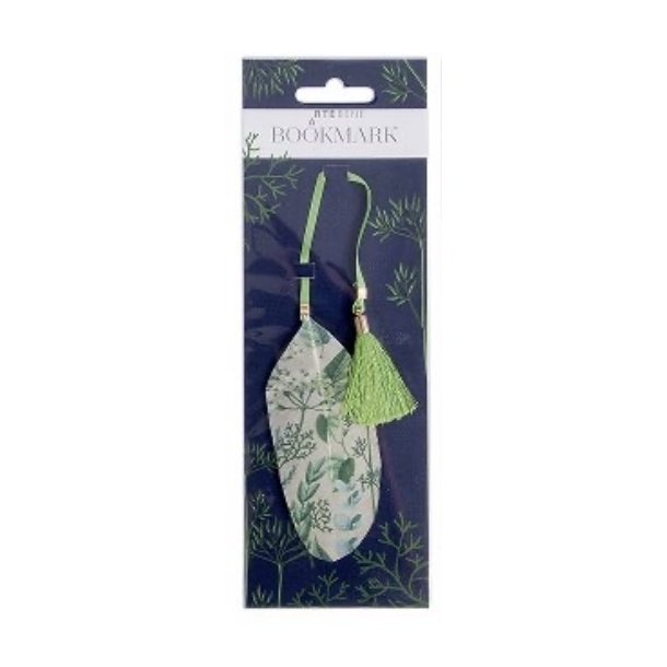 Artebene Bogmrke Fjer - Green Flowers