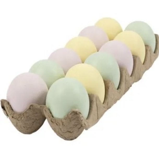 Plastg 12 stk. Hnseg - Pastel