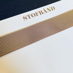 Stofbnd Grosgrain - Ermine 16 mm.