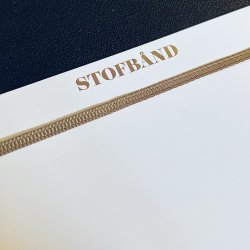 Stofbnd Grosgrain - Ermine 3 mm.