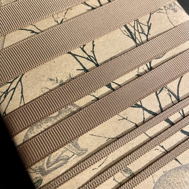 Stofbnd Grosgrain - Ermine 3 mm.
