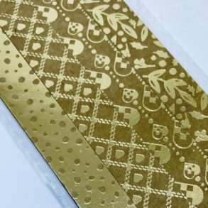 Stjernestrimler Foil Natur 15mm.