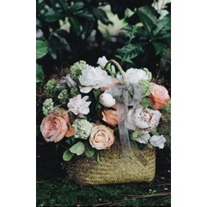 Skna Ting Dobbeltkort - Romantic Life - Flowerbasket