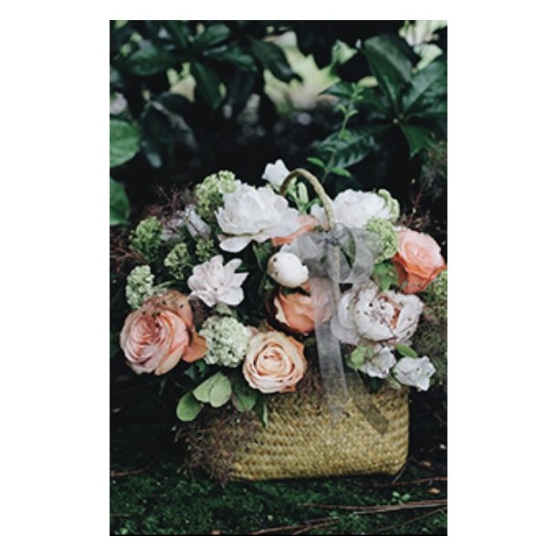 Skna Ting Dobbeltkort - Romantic Life - Flowerbasket