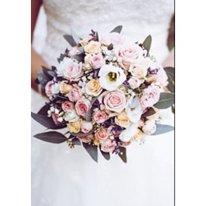 Skna Ting Dobbeltkort - Happily Ever After - Weddingbouqet