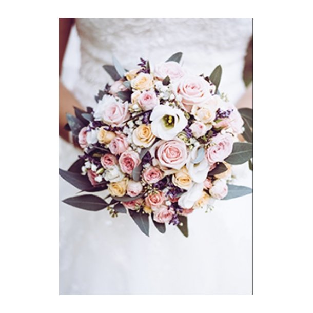 Skna Ting Dobbeltkort - Happily Ever After - Weddingbouqet