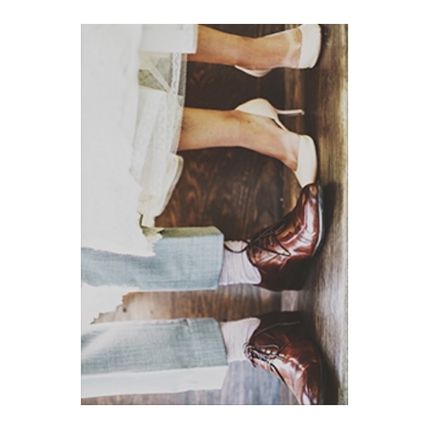 Skna Ting Dobbeltkort - Happily Ever After - Weddingshoes