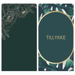 4 Enkelkort m. kuverter NO6