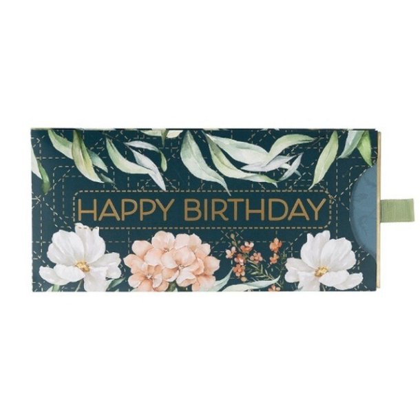 Artebene Gavekuvert - Happy Birthday Flowers