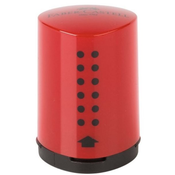 Faber-Castell Grip Mini Blyantspidser rd