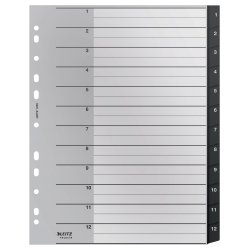 Leitz Register Sort PP 1-12