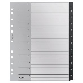 Leitz Register Sort PP 1-12