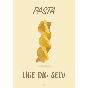 Citatplakat A5 Kort - Pasta lige dig selv